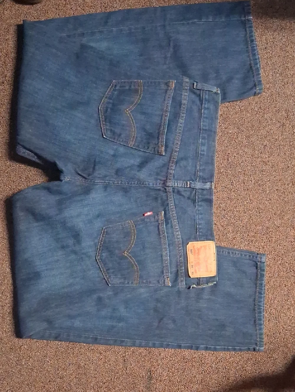Levi’s 569 Loose Straight Dark Wash Mens Jeans size W34 x L30